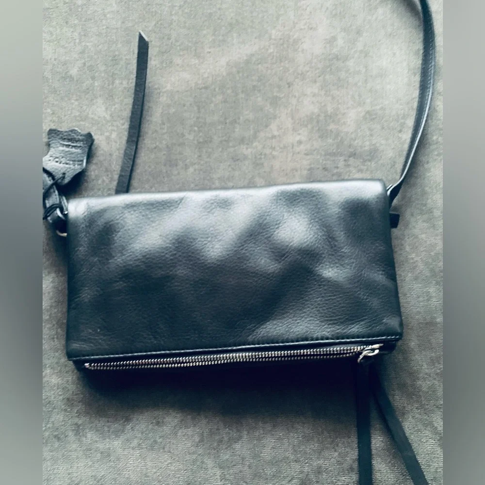 Margot crossbody black genuine leather‎